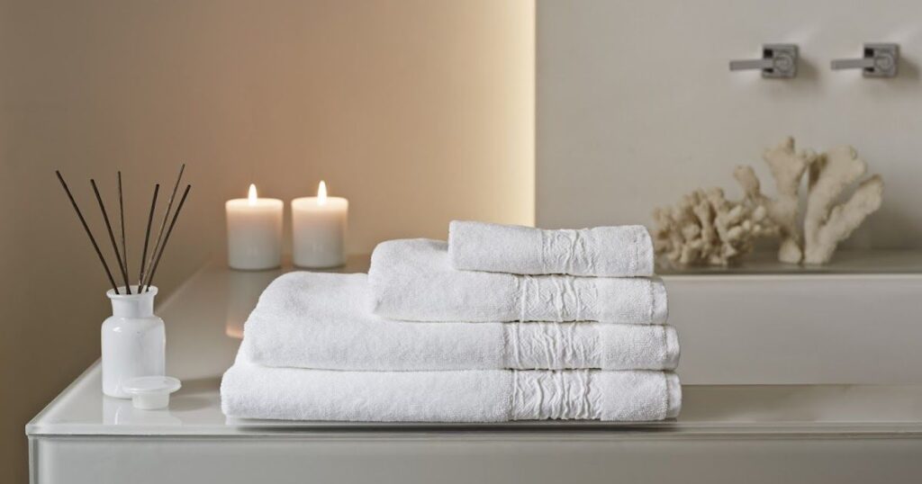 Bath towel width (folded once)
