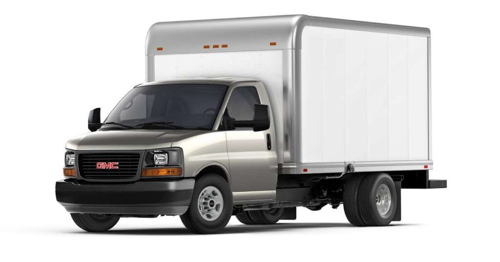 Small moving truck