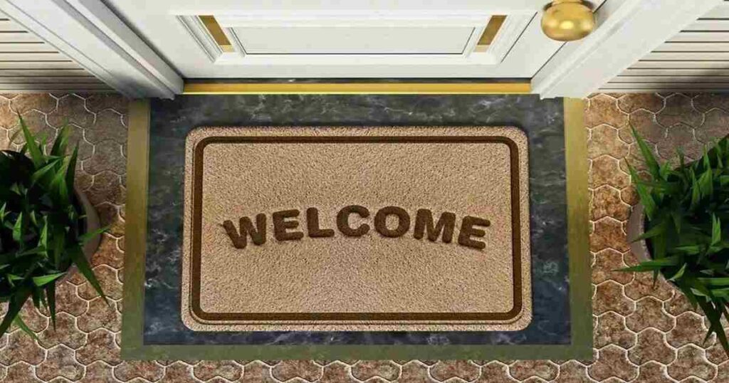 Standard welcome mat