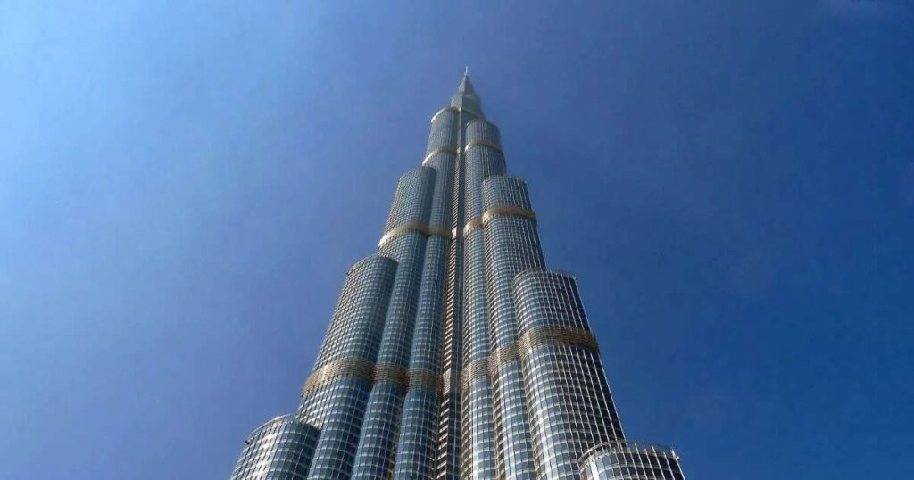 6 Burj Khalifa Towers in a Line
