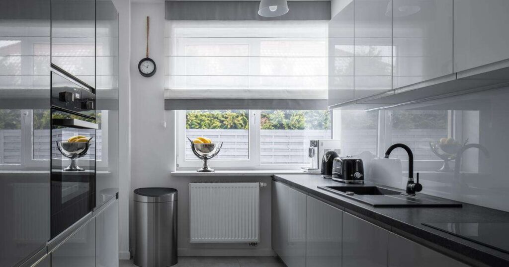 A kitchen counter height