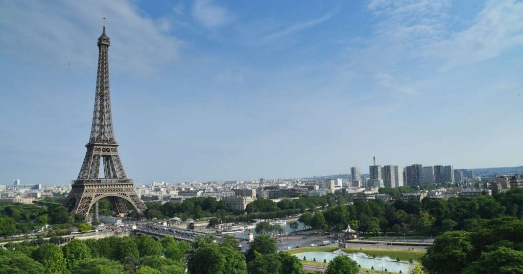 About 30 Eiffel Towers Laid Down