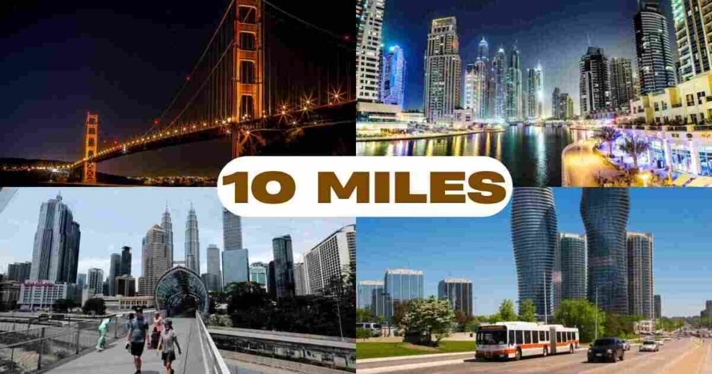 how long is 10 miles​