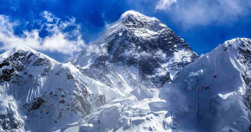 The base width of Mount Everest