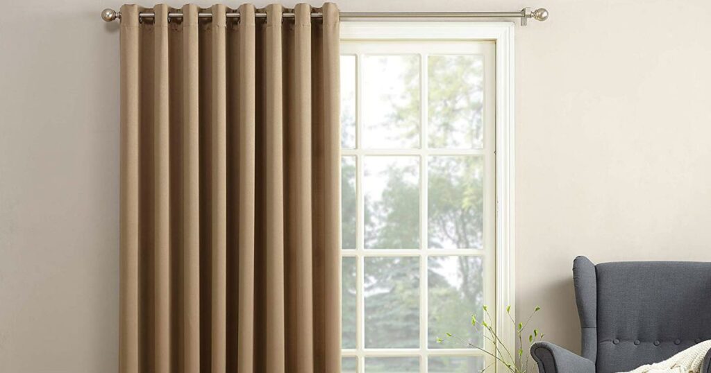 Curtain panels (average living room curtains)