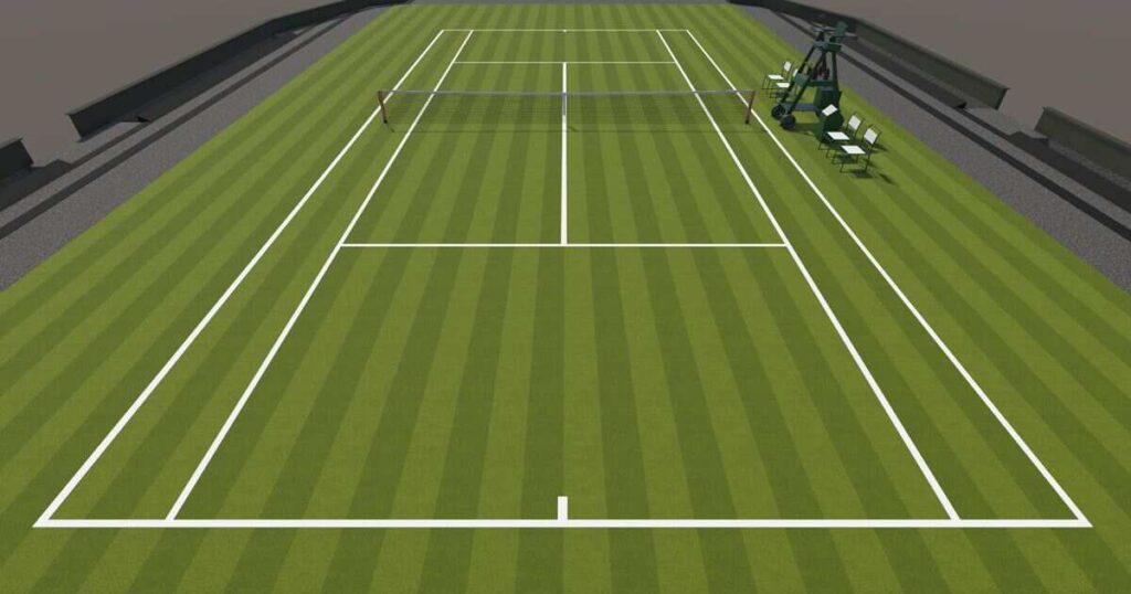 Half a Tennis Court